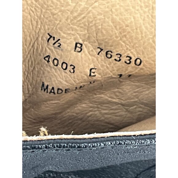 Frye Womens Black Leather Ankle Boots With Wooden Block Heel Size 7.5 - Picture 2 of 10